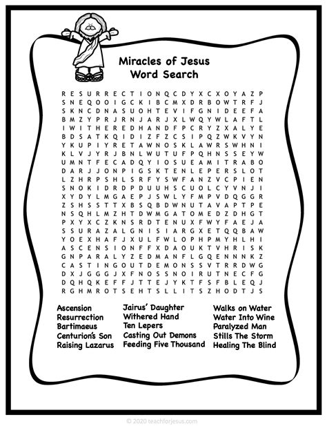 Catholic Word Search Printable - Printable Word Searches