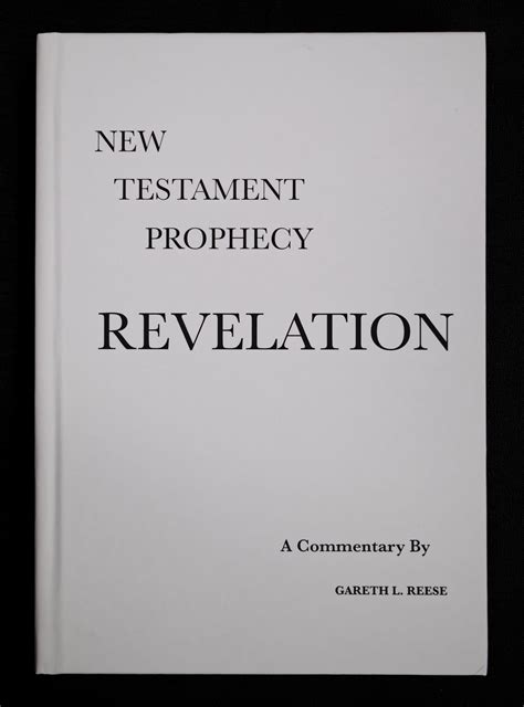 Gareth Reese's Commentary on Revelation - Reese Commentaries