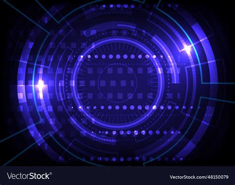 Abstract Technology Vector Circle 的图像结果