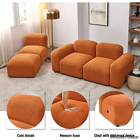 Ader Minimalist Convertible Modular Sectional Sofa in L-Shaped | Wooden ...