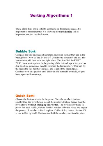 Sorting Algorithms 的图像结果