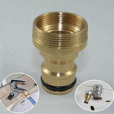PRAV® Faucet Tap Solid Brass Adaptor Garden Tube Quick Connector Spray ...