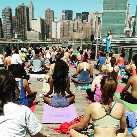 If you're stuck in New York City all summer, these outdoor yoga classes ...