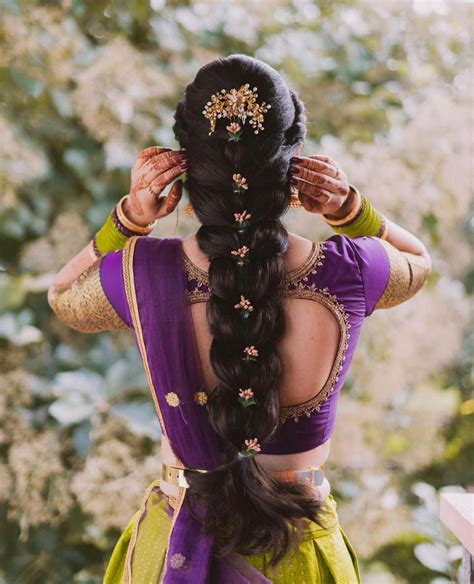 Braided wedding hairstyles | Hair for Indian brides | Bridal hairstyles ...