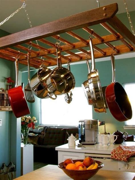 10+ Fabulous DIY Hanging Storage Design Ideas To Tidy Up Your Kitchen ...
