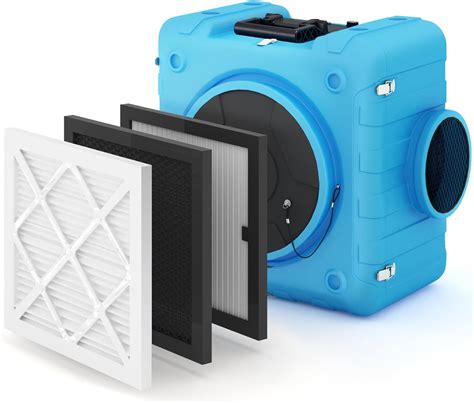 Amazon.com: JFHID 800 CFM Air Scrubber with 4-Stage Filtration, Air ...