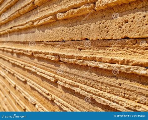 Intricate Rammed Earth Wall Texture A CloseUp Study Of Earthen ...