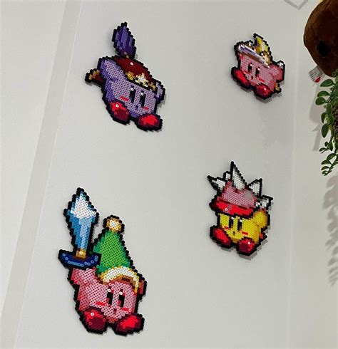 Falling Kirby Sprite Pixel Art Perfect for Wall Decoration - Etsy