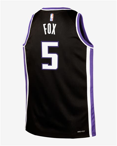 De'Aaron Fox Sacramento Kings 2024/25 Icon Edition Big Kids' Nike NBA ...