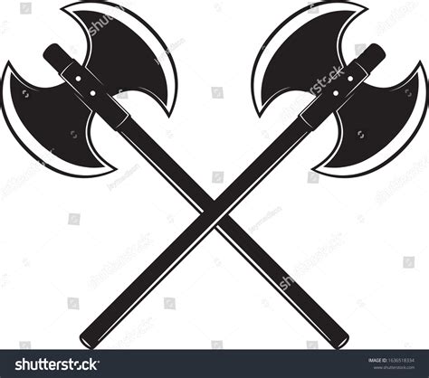 Crossed Battle Axes 1,100+ Crossed War Axes Stock Illustrations,