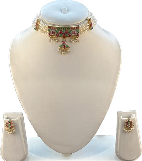 Niha - Pretty Freshwater Pearls Multi Liner Choker Necklace Set – My Pearls
