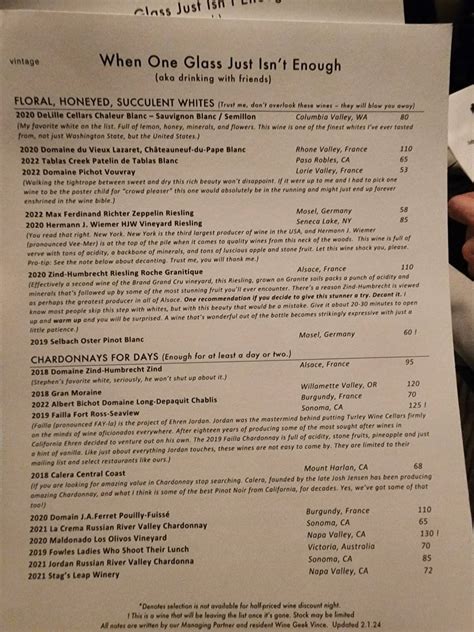 Menu at Cured 18th & 21st pub & bar, Columbia