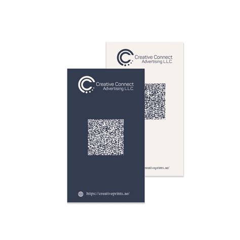 Business Cards with QR Code and Logo 的图像结果