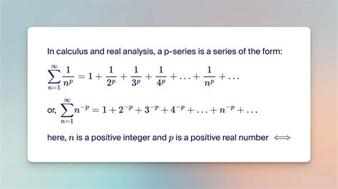 P-Series: Definition and P-Series Test Calculator – Gaurav Tiwari