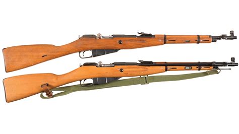 Two Polish M44 Mosin Nagant Bolt Action Carbines | Rock Island Auction