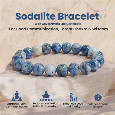Buy 100% Original Sodalite Crystal Bracelet – SOLAVA WORLD