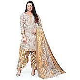 Rajnandini Women's Black Cotton Printed Salwar Suit Material (Free Size ...