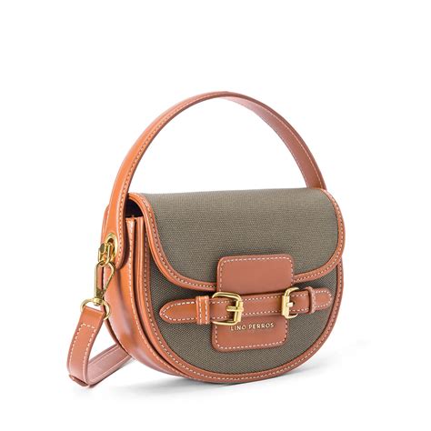 Lino Perros Voyage Elmora Olive Sling Bag | Lino Perros