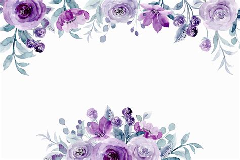 Purple Floral Backgrounds For Photoshop