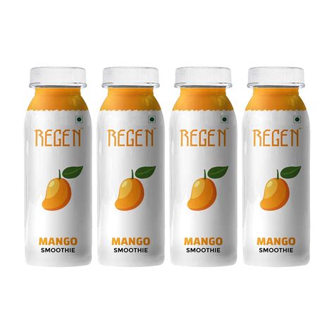 REGEN Mango Smoothie 200ml (Pack of 4) : Amazon.in: Grocery & Gourmet Foods
