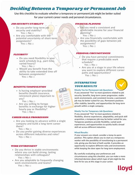 The Pros and Cons of Temporary vs. Permanent Jobs - Lloyd Staffing