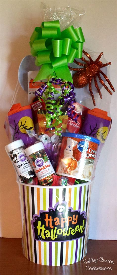 Halloween Cookie making gift basket | Halloween baskets, Halloween gift ...
