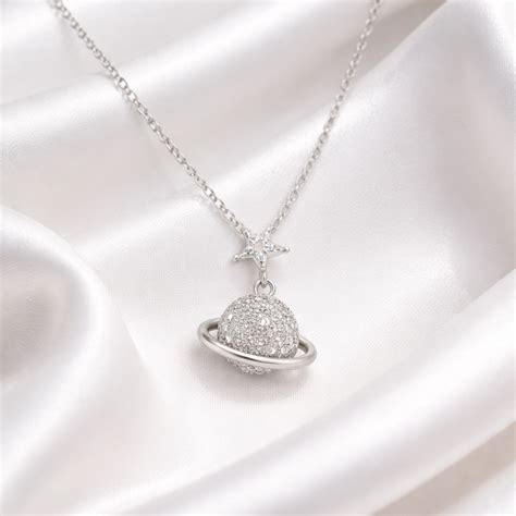 Mashha 925 Silver Cosmic Love Pendant |Anti tarnish| water-resistant