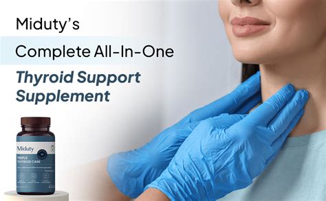 Miduty Triple Thyroid Care Supplement - Rapid Action Formula | KSM-66 ...