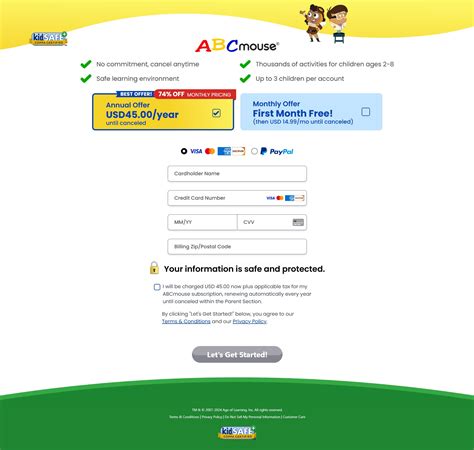 Resubscribing to ABCmouse - ABCmouse