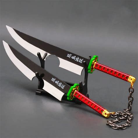 Buy Demon Slayer Sword Mini Katana Keychains Anime Figure Tanjiro For ...