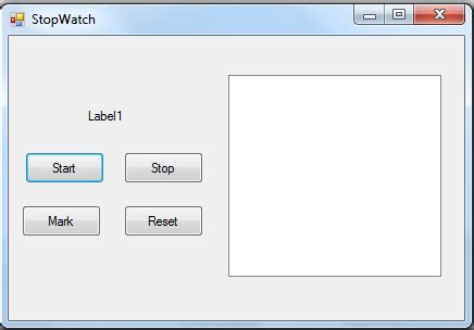 Image result for Visual Basic Stopwatch
