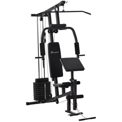 Soozier Multifunction Home Gym Station w/ Pull-up | Ubuy India