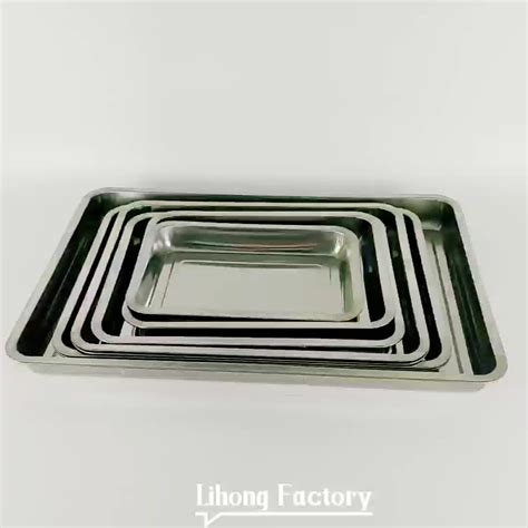 Hotel Product Stainless Steel Deep Serving Tray/baking Tray Food ...