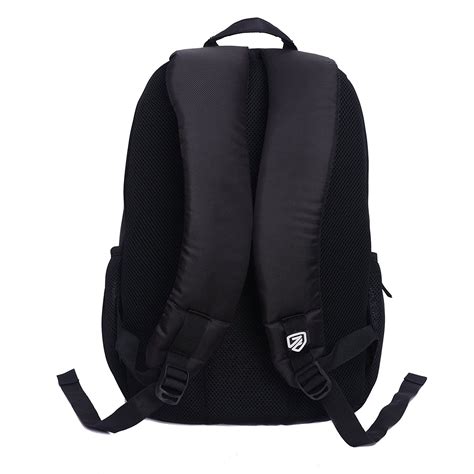 Zwart ZILLION-WH 20L Black and White Laptop Backpack – Zwart