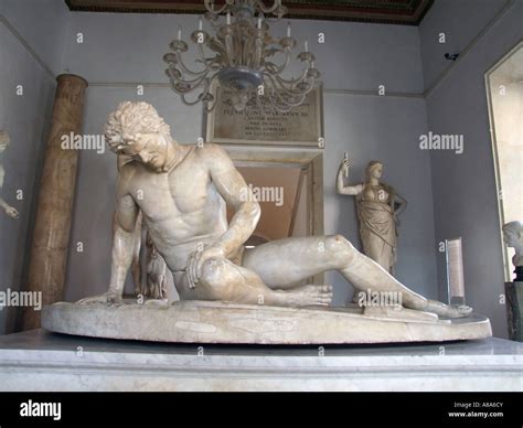 the dying gaul statue at the musei capitolini museum in rome Stock ...