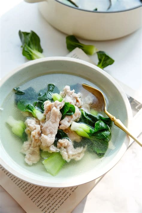Pork and Bok Choy Soup – China Sichuan Food