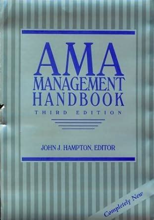 Amazon.in: Buy AMA Management Handbook (Ama Management Briefing) (1994 ...