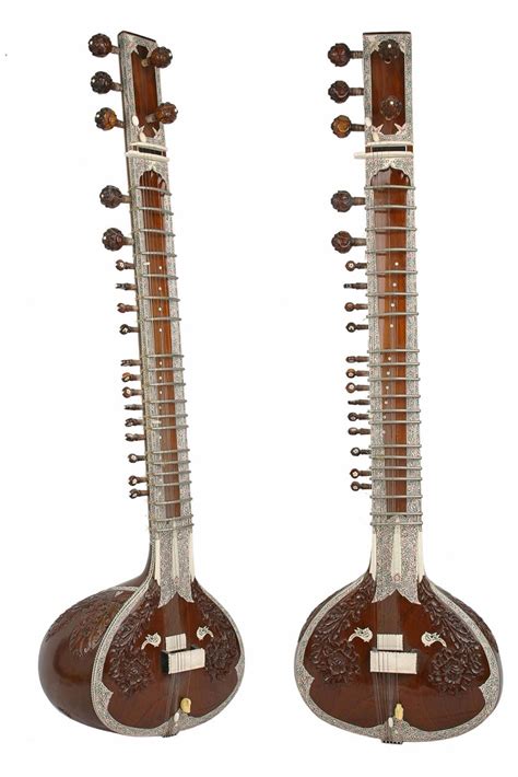 Indian Musical Instruments With Labels