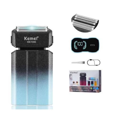 Shaver Kemei KM-T396 celeste – Clipper y Shaver
