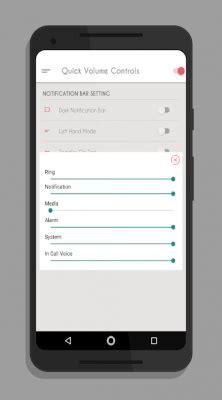 Quick Volume Controls permette di regolare i volumi da qualsiasi app o ...