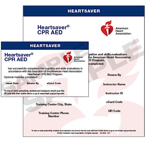 Heartsaver CPR AED eCards - LHN CPR Instructors only, Lutheran Hospital ...