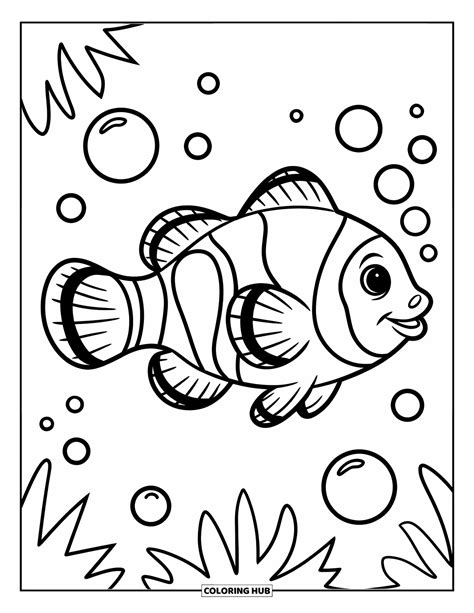 125+ Fish Coloring Pages for Kids & Adults (Free)