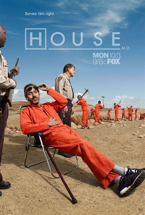 House Season 8 promotional poster | House md, Dr house, Hugh laurie