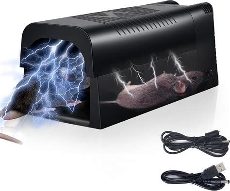 Amazon.com : 2025 Electric Mouse Trap Zapper Rat Traps Indoor Outdoor ...
