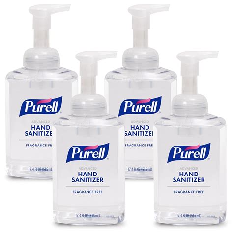 Amazon.com: PURELL Advanced Hand Sanitizer Foam, Fragrance Free, 17.4 ...