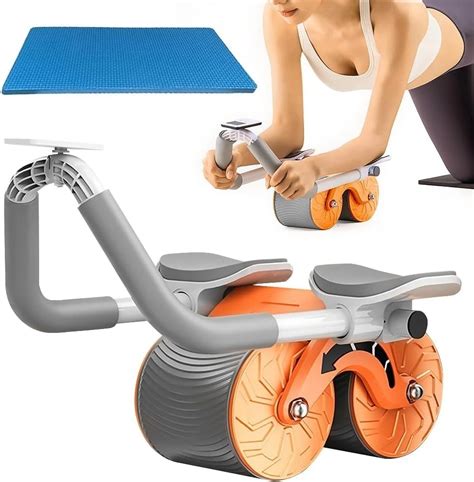 Workout Roller, Abs Workout Equipment Automatic Rebound Wheel, Home Gym ...