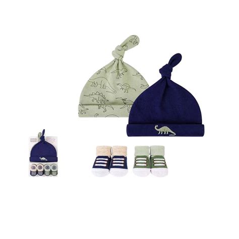 4 PC DINOSAUR CAPS AND SOCKS SET – Babykooo