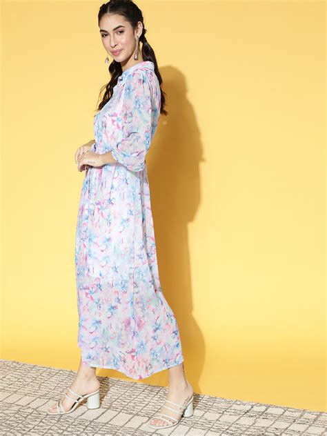 Athena Blue floral shirt dress – Athena Lifestyle