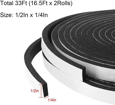 Buy Foam Insulation Tape, Weather Stripping Door Seal Strip for Doors ...