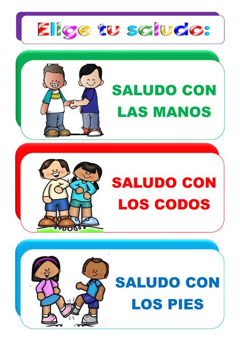Saludo - Educación - SALUDO CON LOS CODOS SALUDO CON LOS PIES SALUDO ...